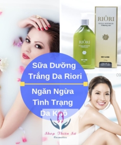 Sữa Tắm Trắng Hana Shower Whitening Skin Riori ngăn ngừa tình trạng da khô