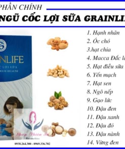 Thành phần siêu ngũ cốc lợi sữa Grainlife 3in1